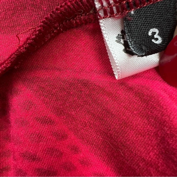 Missing Polynesia Red Tunic Dress 3/XL-1X - Picture 5 of 6